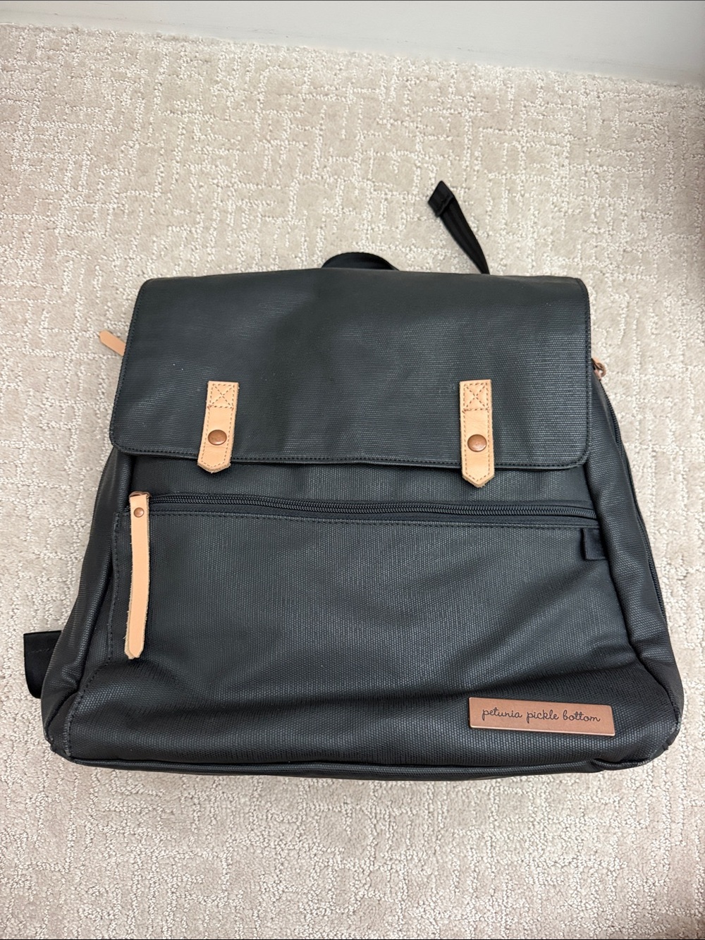 Petunia Pickle Bottom Black Diaper Bag
